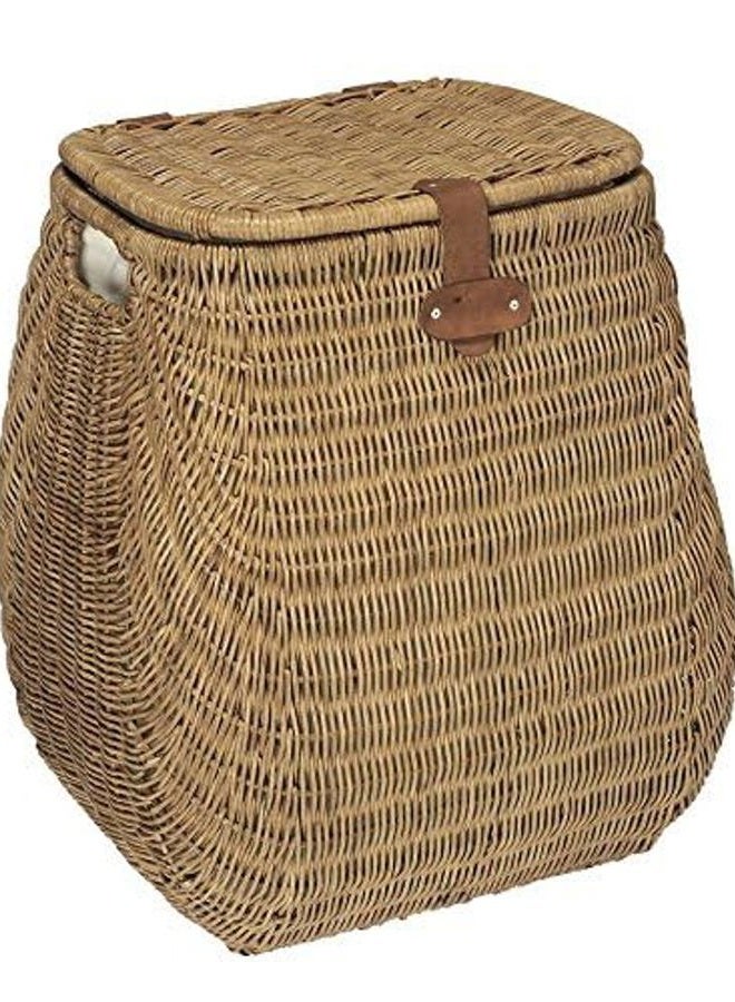KOUBOO Bulging Wicker 2 Load Capacity Laundry Hamper with Liner - Image 2