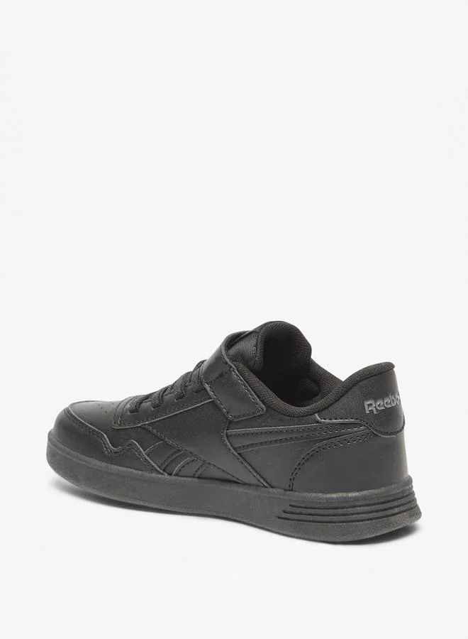 ريبوك أحذية رياضية للأولاد بتفاصيل شعار وإغلاق بشريط لاصق - كورت أدفانس