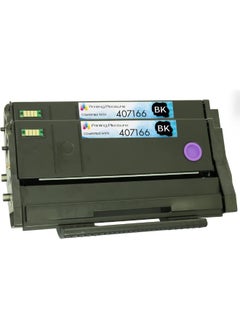Generic Twin-Pack 407166 Black Compatible Toner Cartridges for Ricoh SP 100, SP 112 Series Printing and Reliable Performance with a 3-Year Guarantee 
