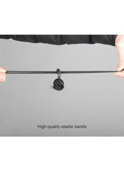 Backdrop Background Muslin String Clips Holder Multifunctional for Photo Video Photography Studio 16 Pack, Black