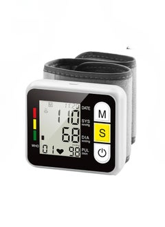 Neutral Automatic Wrist Blood Pressure Monitors, Digital BP Monitor With Wristband, Automatic Blood Pressure Cuff Monitor Upper Arm For Home Office Travel Use, (1pc, Black)  - Image 1