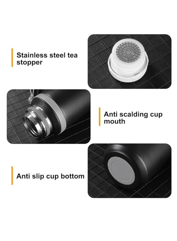 عربست كوب سفر، ترمس من الفولاذ المقاوم للصدأ بسعة 600 مل مع غطاء، زجاجة مياه معزولة ومضادة للتسرب للرجال والنساء - Image 2