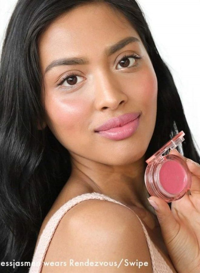 Wander Beauty Double Date Lip and Cheek - Rendezvous/Swipe - 4-in-1 Cream Blush & Lip Tint - Blush, Lip Moisturizer, Lip Balm, & Eye Gloss - Multitasking Eye, Cheek, and Lip Makeup With Green Tea - Image 5