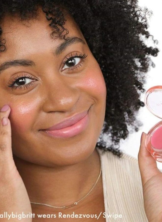 Wander Beauty Double Date Lip and Cheek - Rendezvous/Swipe - 4-in-1 Cream Blush & Lip Tint - Blush, Lip Moisturizer, Lip Balm, & Eye Gloss - Multitasking Eye, Cheek, and Lip Makeup With Green Tea - Image 4