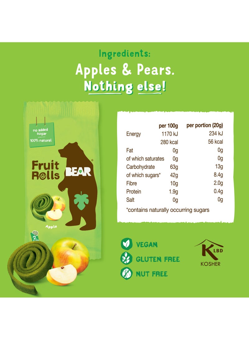 Bear Fruit Rolls Apple 5 x 20g - Image 5
