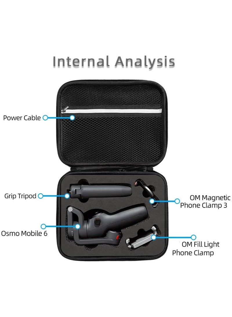 AROAQ Suitable For DJI OM6 Storage Bag OM6 Handheld Mobile Phone Gimbal Stabilizer OSMO 6 Handbag  - Image 5