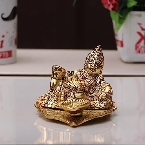 Kridaykraft Metal Kuber Deepam Oil lamp for or Bringing Good Luck, Prosperity and Wealth, - Image 1