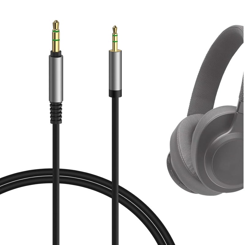 Geekria كابل صوت متوافق مع سماعات JBL 770NC/760NC، Live 660NC/500BT، Synchros S700/S500/E50BT، كابل استبدال ستيريو 2.5 مم إلى 3.5 مم (4 قدم/1.2 م) - Image 1