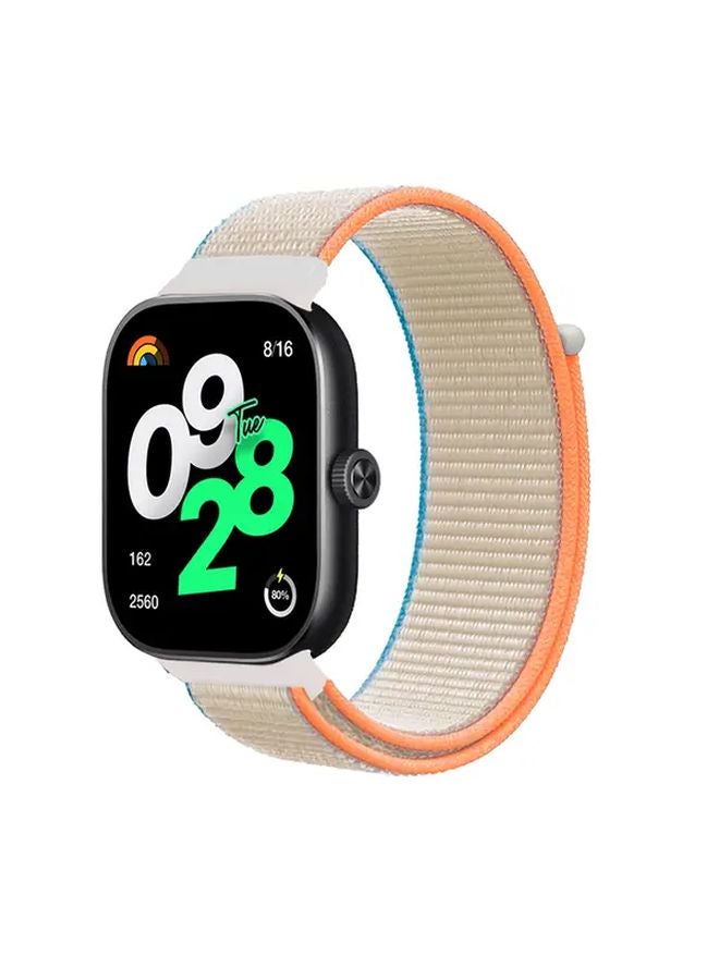 حلقة النايلون الجيرية لساعة Redmi Watch 4 و5 Mi Band 8 و9 Pro - مريحة وناعمة - Image 3