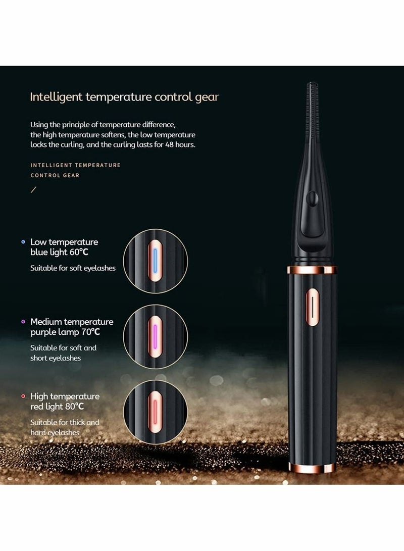 Y&D Heated Eyelash Curler for Makeup Natural Curling, Long Lasting Eye Lashes Tool Women  - Image 3