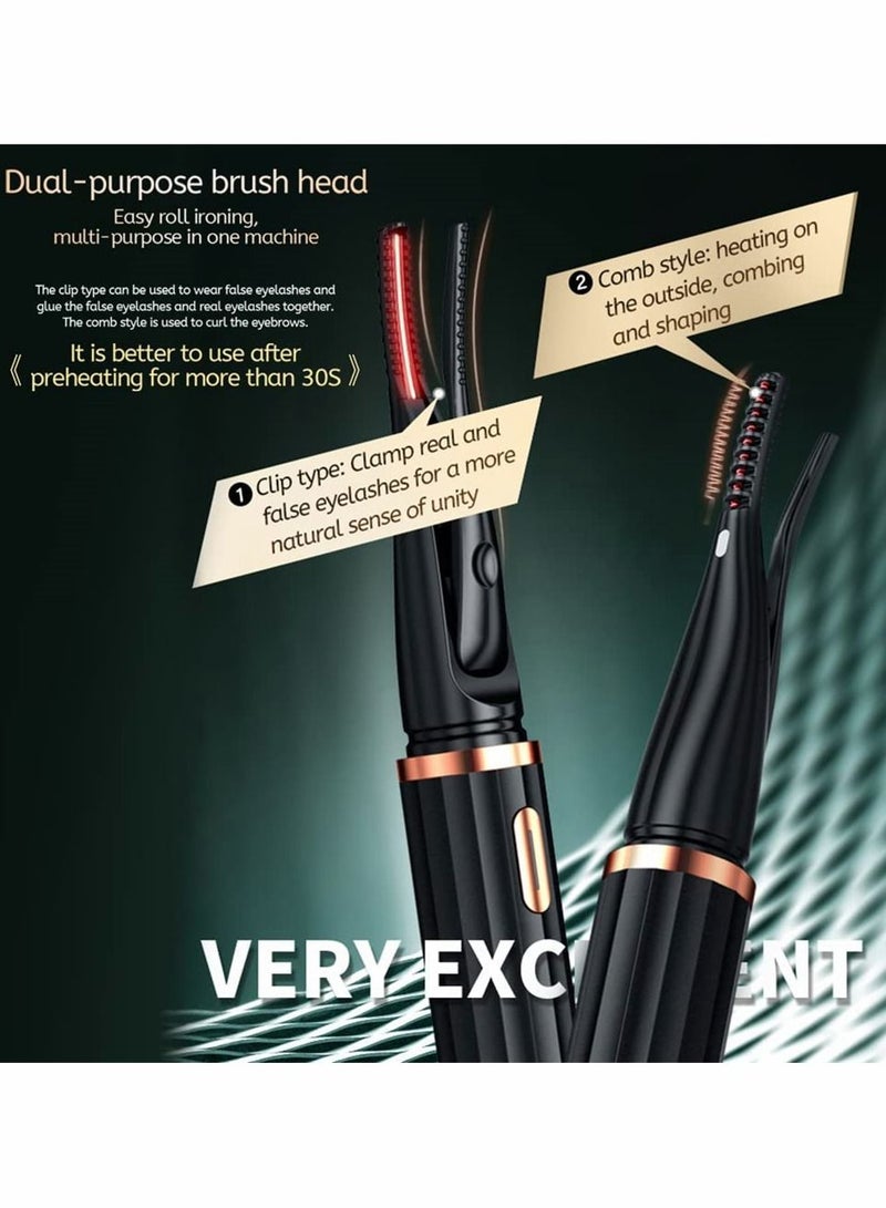 Y&D Heated Eyelash Curler for Makeup Natural Curling, Long Lasting Eye Lashes Tool Women  - Image 2