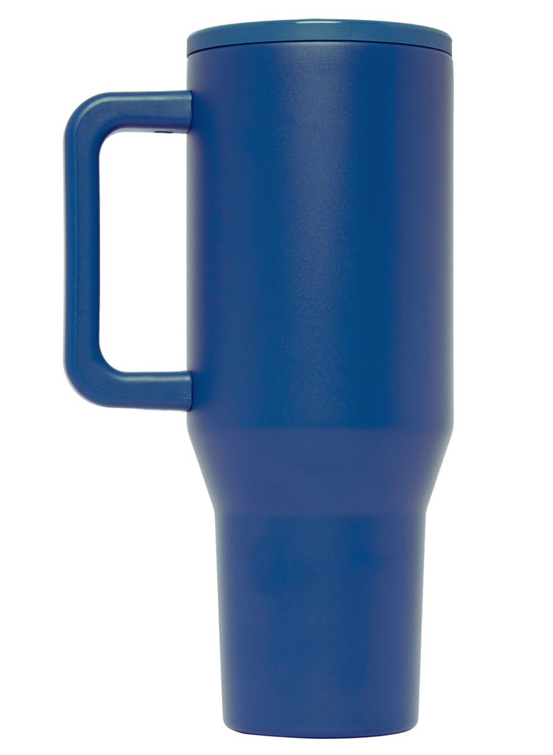 Prickly Pear Stainless Steel Water Bottle 40 Oz Hydrator Navy Logo - Image 3