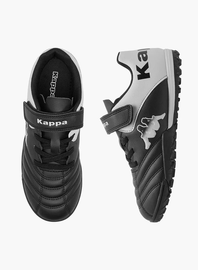 كابا Boys' Panelled Football Shoes with Hook and Loop Closure