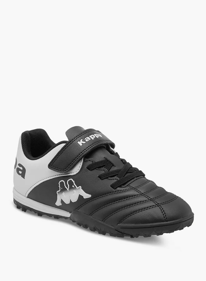 كابا Boys' Panelled Football Shoes with Hook and Loop Closure