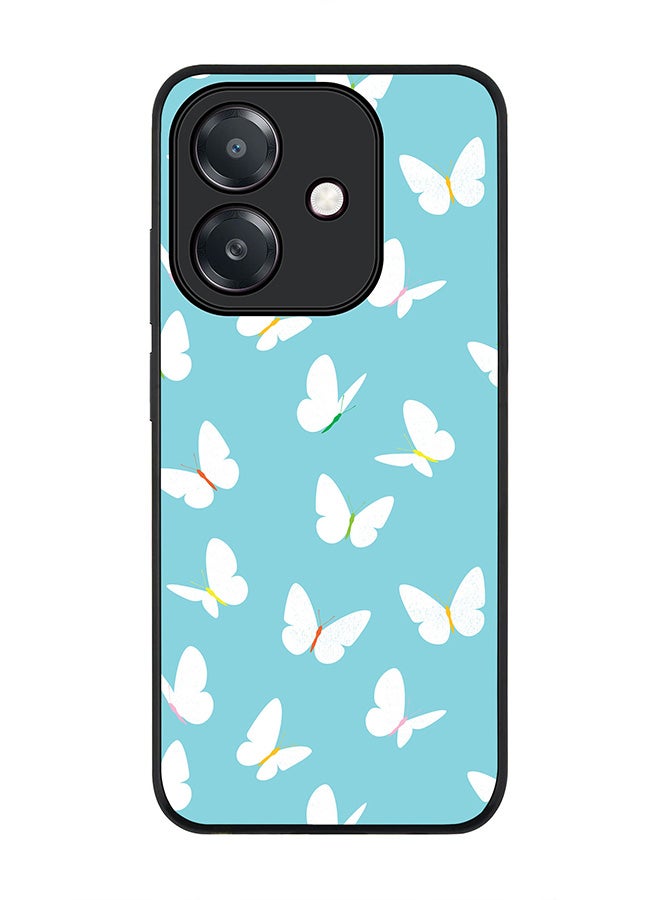 Stylizedd For Oppo A5i Case,Slim fit Camera Protection, Shockproof Thin Phone cover  - Fluttering Butterfly