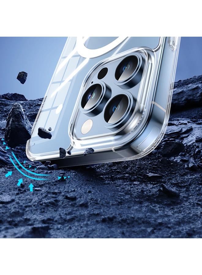 TOTUDESIGN Case For iPhone 15 Pro Max PC-5 Crystal Shield Series Magsafe Magnetic Phone Case - Image 4
