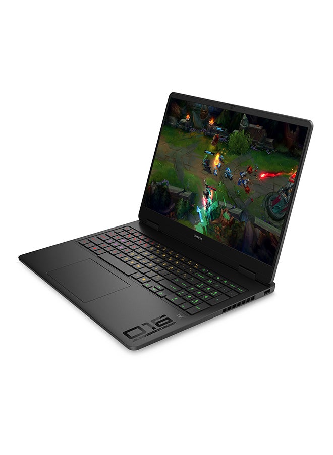 HP لابتوب الألعاب Omen Slim 16-an0001nx بشاشة WUXGA مقاس 16 بوصة (1920x1200)، معالج Core Ultra 7 255H/ذاكرة وصول عشوائي DDR5 سعة 24 جيجابايت/قرص SSD سعة 1 تيرابايت/نظام التشغيل Windows 11 Home/بطاقة رسومات Nvidia GeForce RTX 5060 سعة 8 جيجابايت/ الإنجليزية/العربية - Image 2