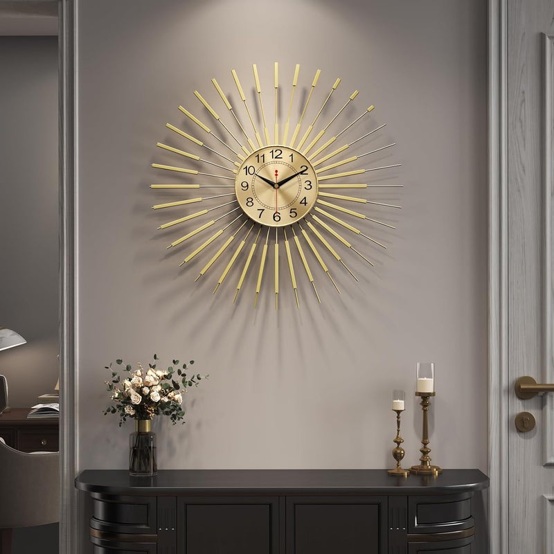 Cuspin ساعة حائط كبيرة من ماركة ، مقاس 30 بوصة، تصميم حديث، تعمل بالبطارية، مناسبة لغرفة المعيشة أو المكتب. - Image 4