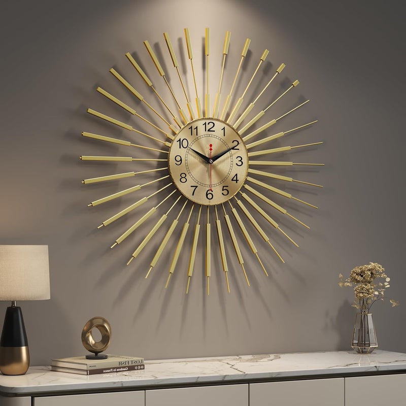 Cuspin ساعة حائط كبيرة من ماركة ، مقاس 30 بوصة، تصميم حديث، تعمل بالبطارية، مناسبة لغرفة المعيشة أو المكتب. - Image 1