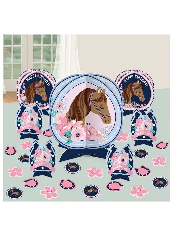 Amscan 31Piece Saddle Up Table Centerpiece Decorating Kit ; 1 Pack - Image 1