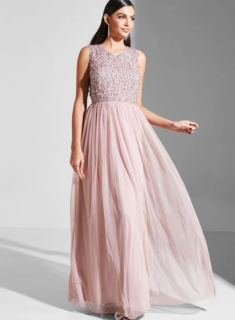 Namshi x Julia Embellished Bodycon Dress for Women | Best Price Oman
