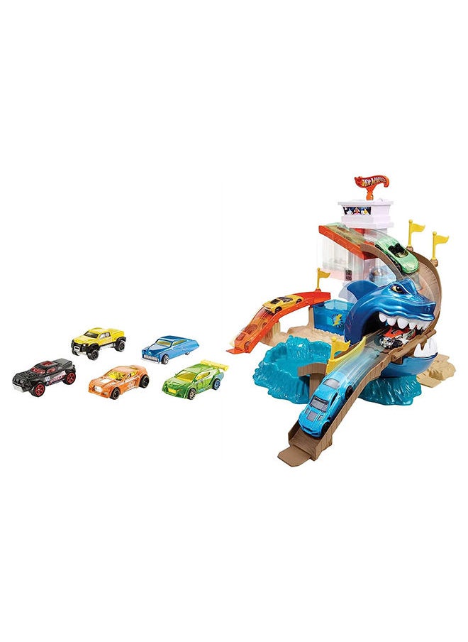 Hot Wheels - تغيير لون هيو  مواجهة جرف القرش - Image 1