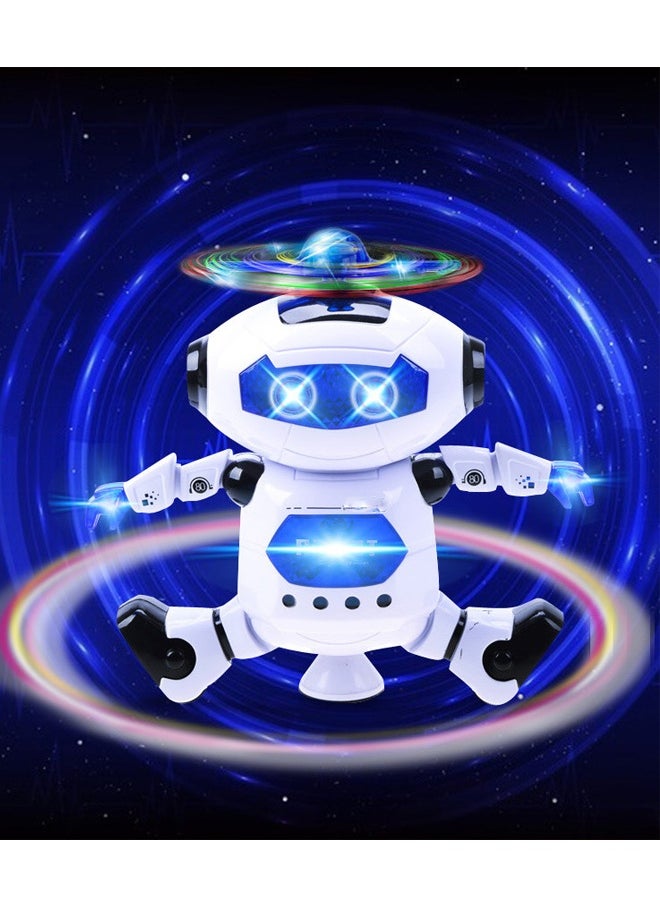 Electric Dancing Robots Toy - Interactive STEM Educational toy Toy for Kids Multicolor LED Lights Built - in Musice  - Image 5
