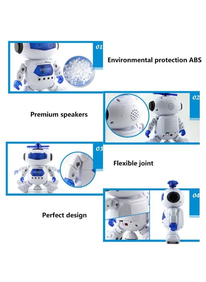 Electric Dancing Robots Toy - Interactive STEM Educational toy Toy for Kids Multicolor LED Lights Built - in Musice  - Image 4