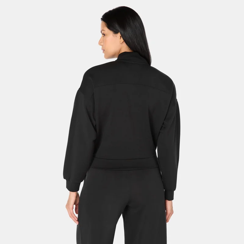 Sun and Sand Sports Black Women's Modal Track Jacket for Women | Best Price UAE