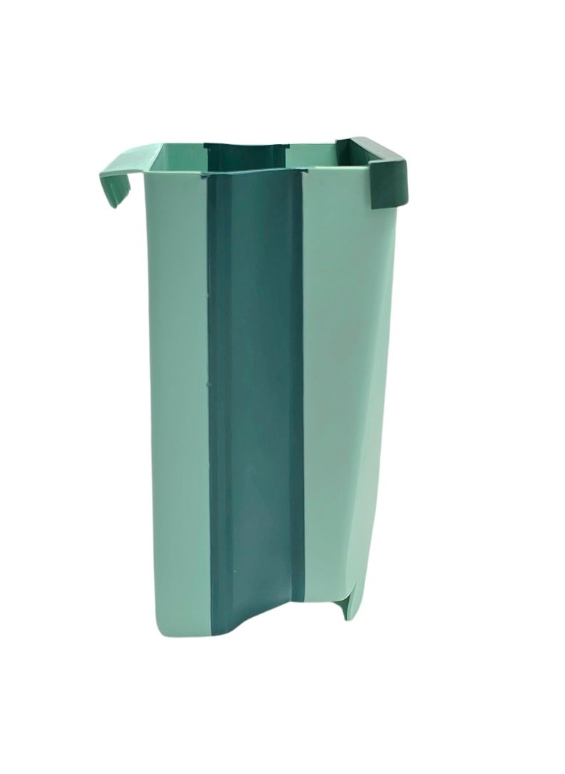 Generic Foldable Wall Mounted Kitchen Trash Can - Green  - Image 2