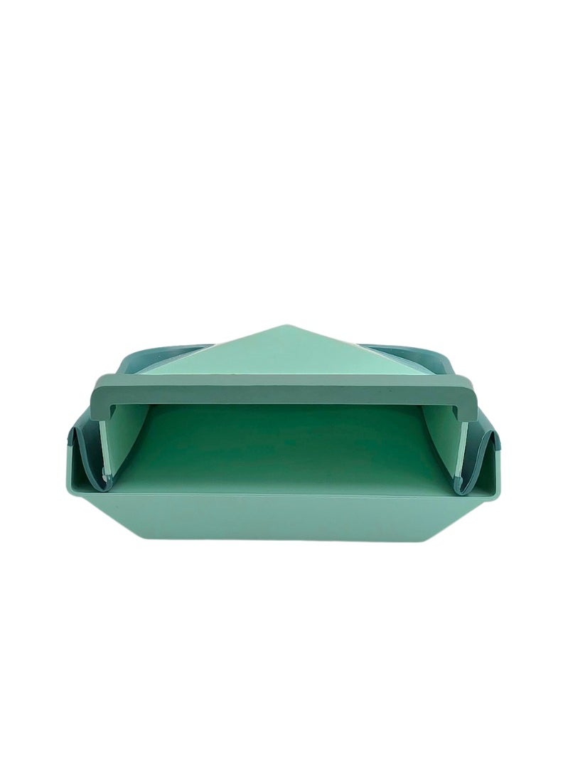 Generic Foldable Wall Mounted Kitchen Trash Can - Green  - Image 3