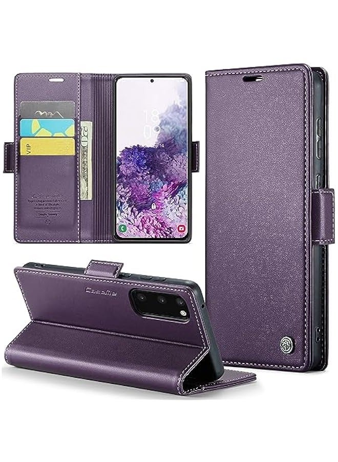 Samsung Galaxy S20 5G Wallet Case - Purple - Image 1