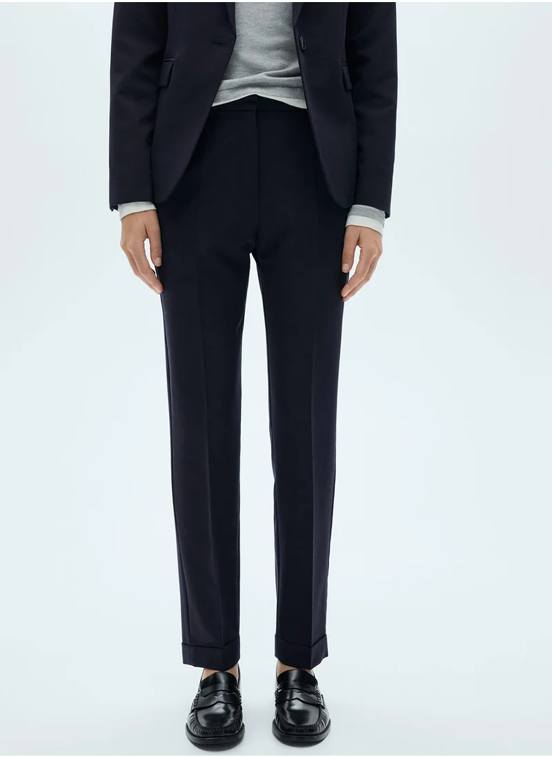 MANGO Straight suit trousers pants