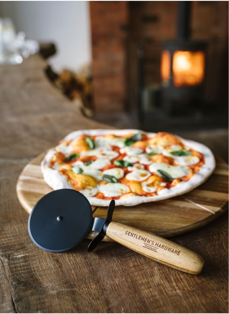 GENTLEMEN'S HARDWARE Pizza Cutter & Serving Board - Image 1