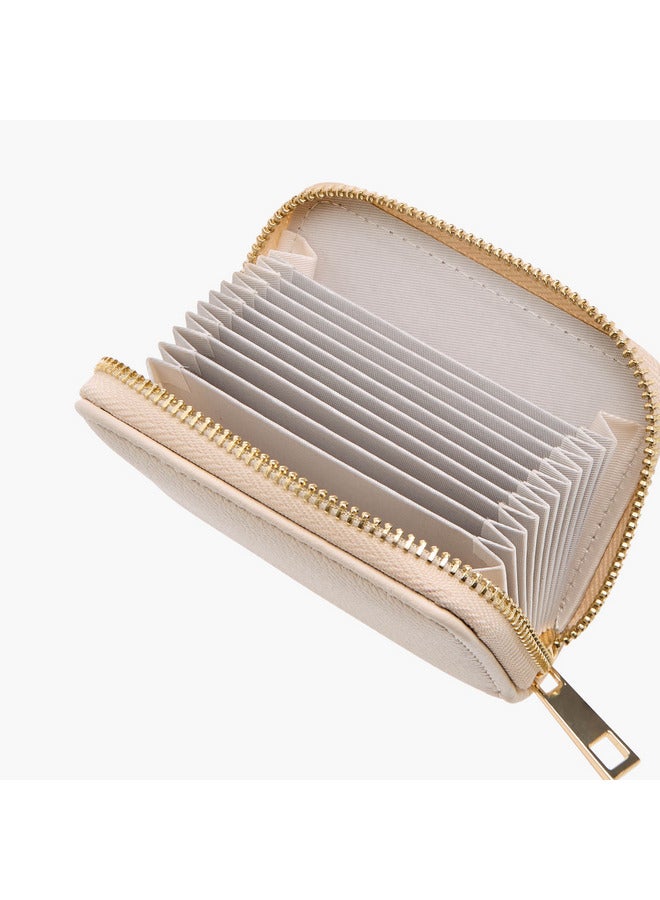 Flora Bella By Shoexpress Women Textured Wallet with Zip Around Closure  - Image 5