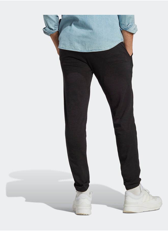 Adidas - Essentials Single Jersey Tapered Elasticized Cuff Logo Joggers - Image 1