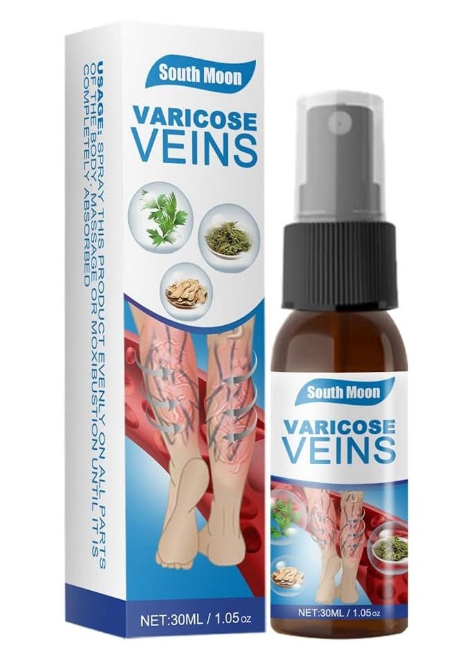 SOUTH MOON Varicose Veins Effective Remover Spray Varicose Veins Plaster Pain Relief Varicose Veins Treatment Improve Your Feet  - Image 1