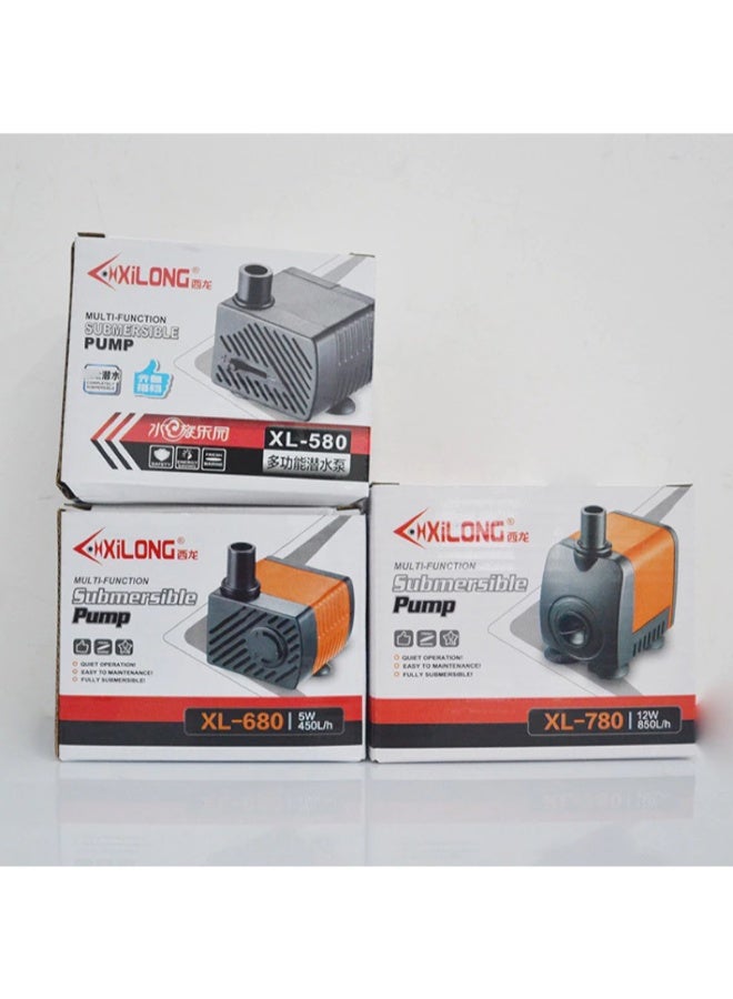Xlong مضخة مياه غاطسة صغيرة فائقة الهدوء من سلسلة XLong XL - (XL-580 / XL-680 / XL-780) - Image 3