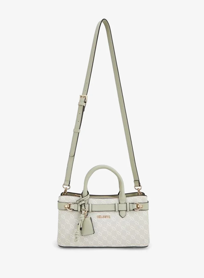 سيليست Monogram Print Tote Bag With Detachable Strap