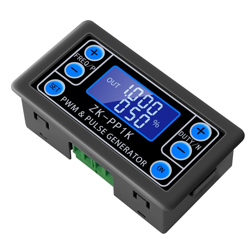 ZK-PP1K Dual Mode LCD PWM Signal Generator 1-Channel 1Hz-150KHz PWM Pulse Frequency Duty Cycle Adjustable Square Wave Generator - Image 4