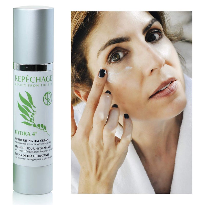 Repechage Hydra 4 Daily Moisturizer Face Cream for Dry or Sensitive Skin â€“ Light Facial Moisturizer with Retinol, Lactic & Hyaluronic Acid, Vit. E & C â€“ Soothes, Hydrates, Protects (50 mL / 1.7 fl oz) - Image 3