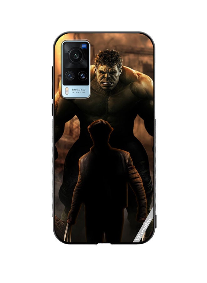 VR CREATIVE Protective Case Cover For Vivo X60 Hulk Vs Xman Design Multicolour - Image 1