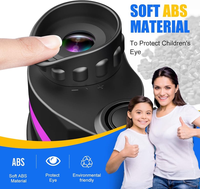 LET'SGO LET'S GO! Binocular for Kids, Compact High Resolution Shockproof Binoculars - Image 2