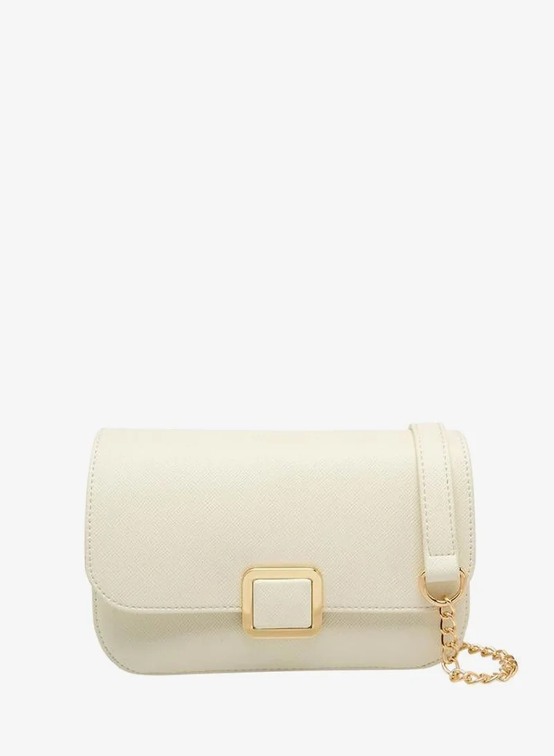 Flora Bella Textured Crossbody Bag with Detachable Chain Strap