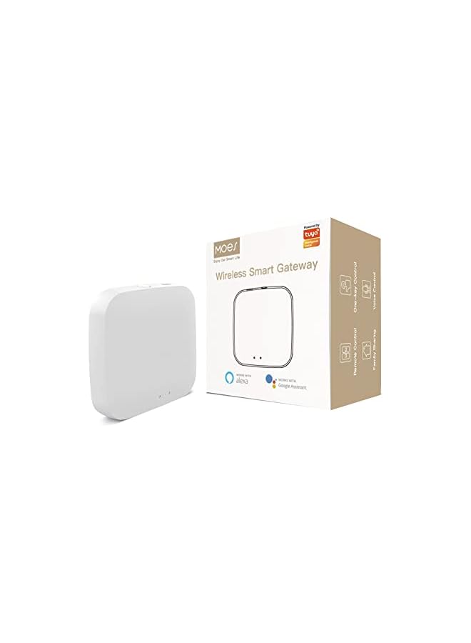 MOES MOES Tuya Smart WiFi USB Gateway, Low Energy 5.0 Bluetooth+ZigBee 3.0 Wireless Hub, Smart Life APP Control Smart Home Wireless Bridge Control Compatible with Alexa Google Home  - Image 2