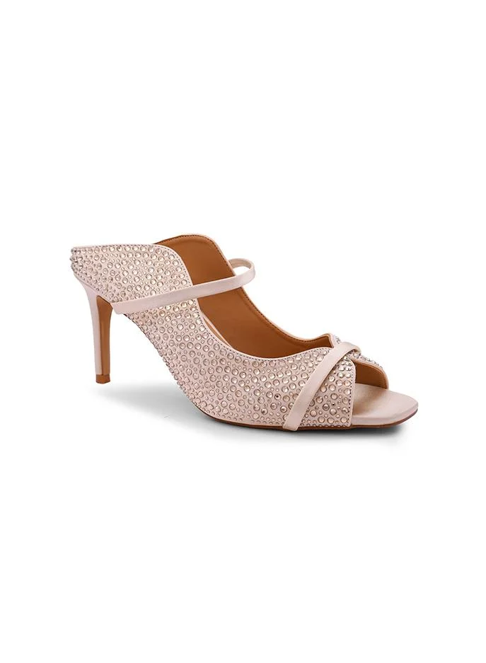 Cuple Cuple Embellished Strap Heeled Sandals