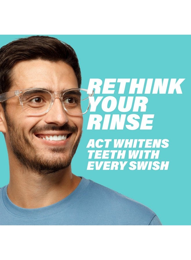 ACT Whitening + Anticavity Fluoride Mouthwash 16.9 Fl. Oz. With Zero Alcohol, Dye Free, Gentle Mint - Image 3