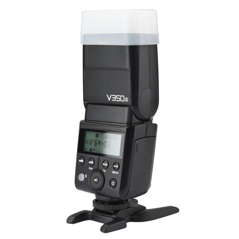 Speedlite TTL - وقت إعادة التدوير 0.1 ثانية إلى 1.7 ثانية فلاش لاسلكي 2.4G HSS لأجهزة كاميرا سوني: بطارية ليثيوم أيون 7.2 فولت 2000 مللي أمبير ساعة، GN36 زوم 24-105 مم، لوحة شاشة LCD سهلة التشغيل - Image 2