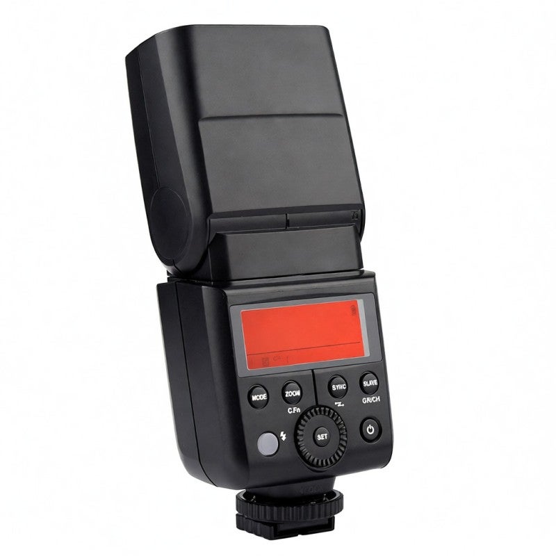 Speedlite TTL - وقت إعادة التدوير 0.1 ثانية إلى 1.7 ثانية فلاش لاسلكي 2.4G HSS لأجهزة كاميرا سوني: بطارية ليثيوم أيون 7.2 فولت 2000 مللي أمبير ساعة، GN36 زوم 24-105 مم، لوحة شاشة LCD سهلة التشغيل - Image 1