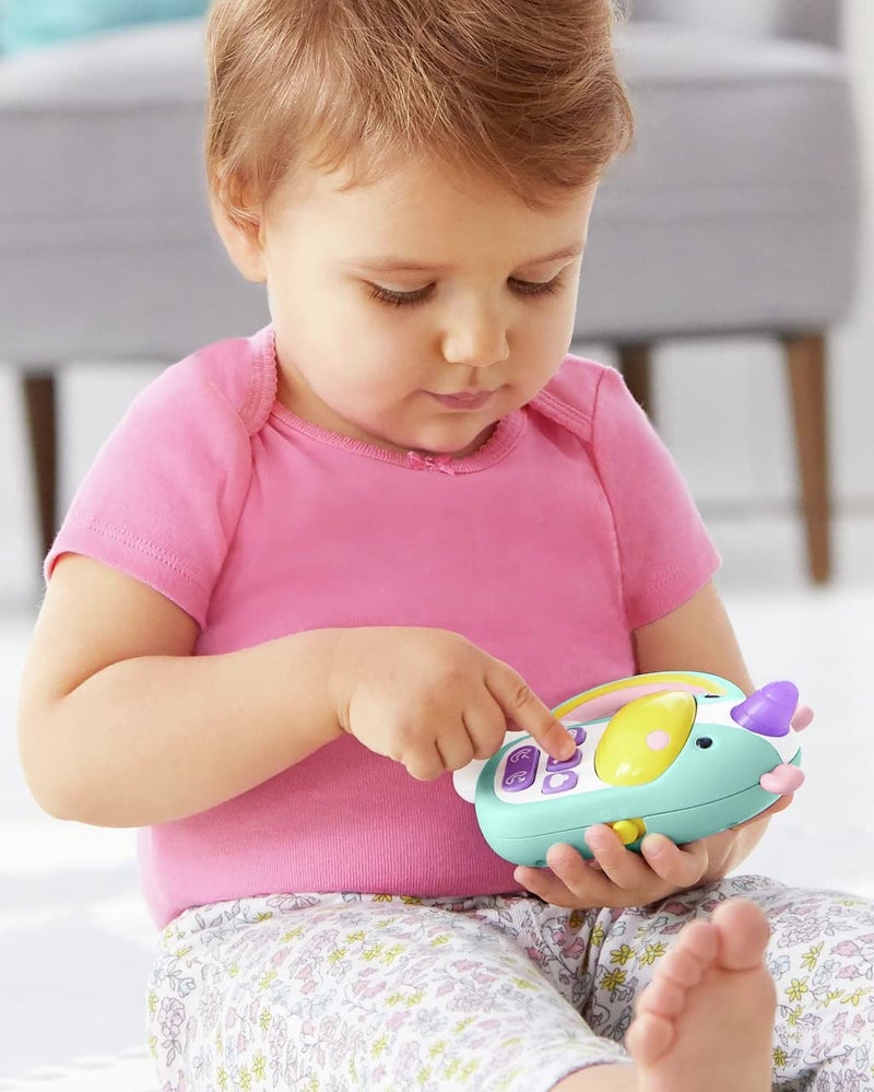 Skip Hop Baby Phone Toy: Zoo Cell Phone, Unicorn - Image 4